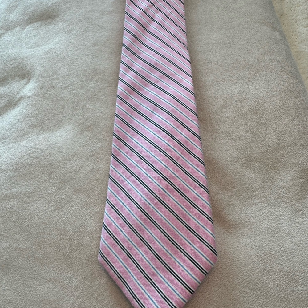 Ralph Lauren Elegant Pink Striped Men's Tie